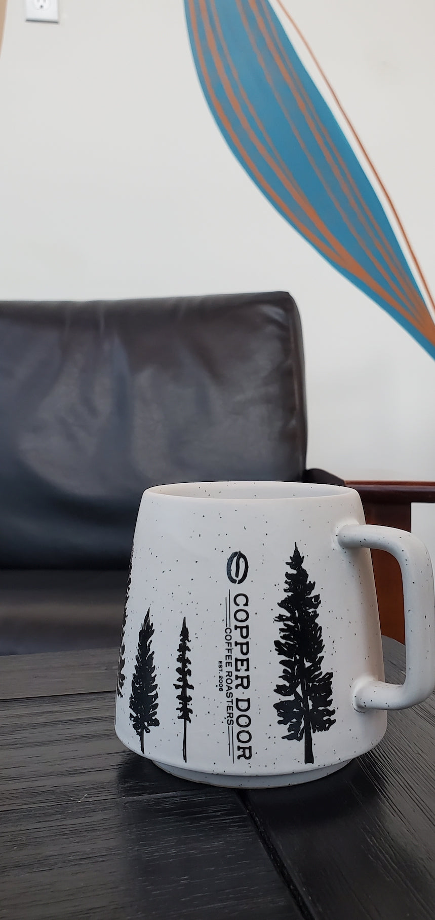 Ceramic Mug Copper Door Coffee