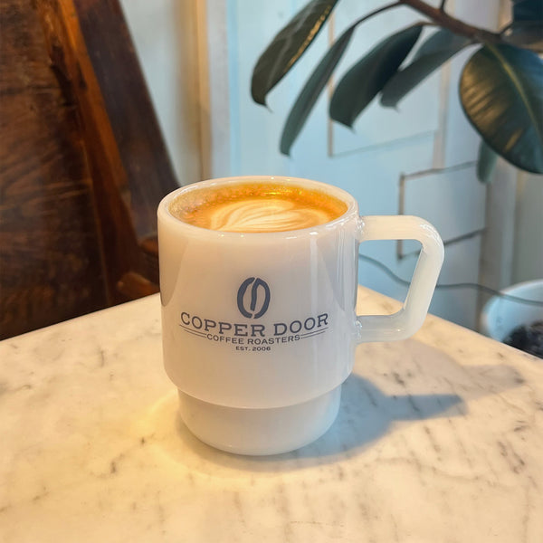 Milk Glass Mug