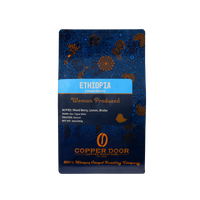 A bag of Copper Door Coffee Roasters Costa Rica Roast with tasting notes of Pistachio, Red Apple & Graham Cracker