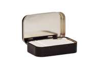 Open view of Four Sisters Espresso Instant Coffee Tin with notes of Chocolate Ganache, Caramel, & Key lime