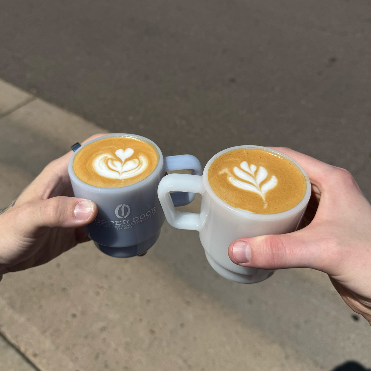 Milk Glass Mug
