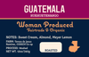 Guatemala label with notes of Sweet Cream, Almond, Meyer Lemon