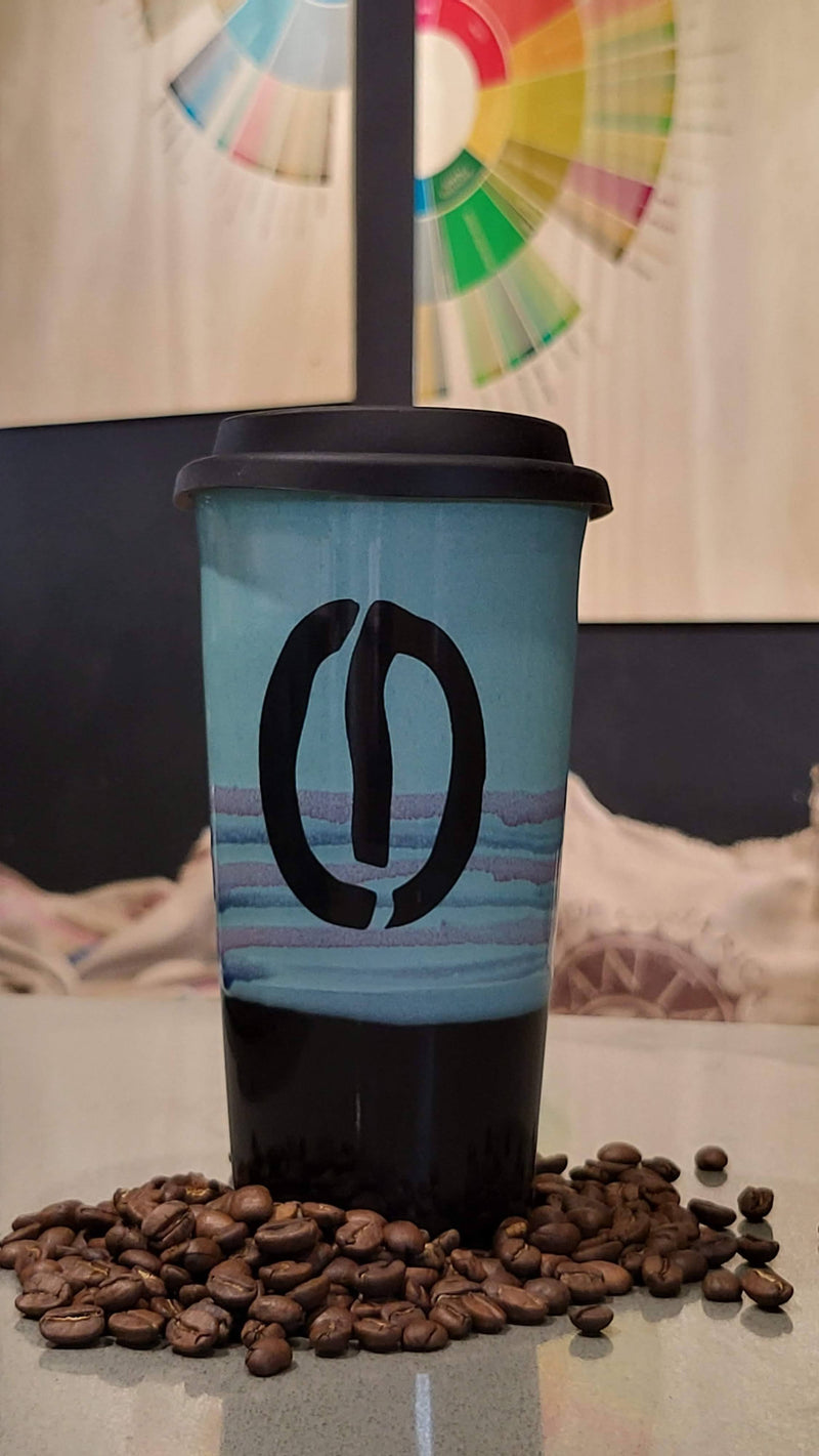 Copper Door Bean Ceramic Travel Mug